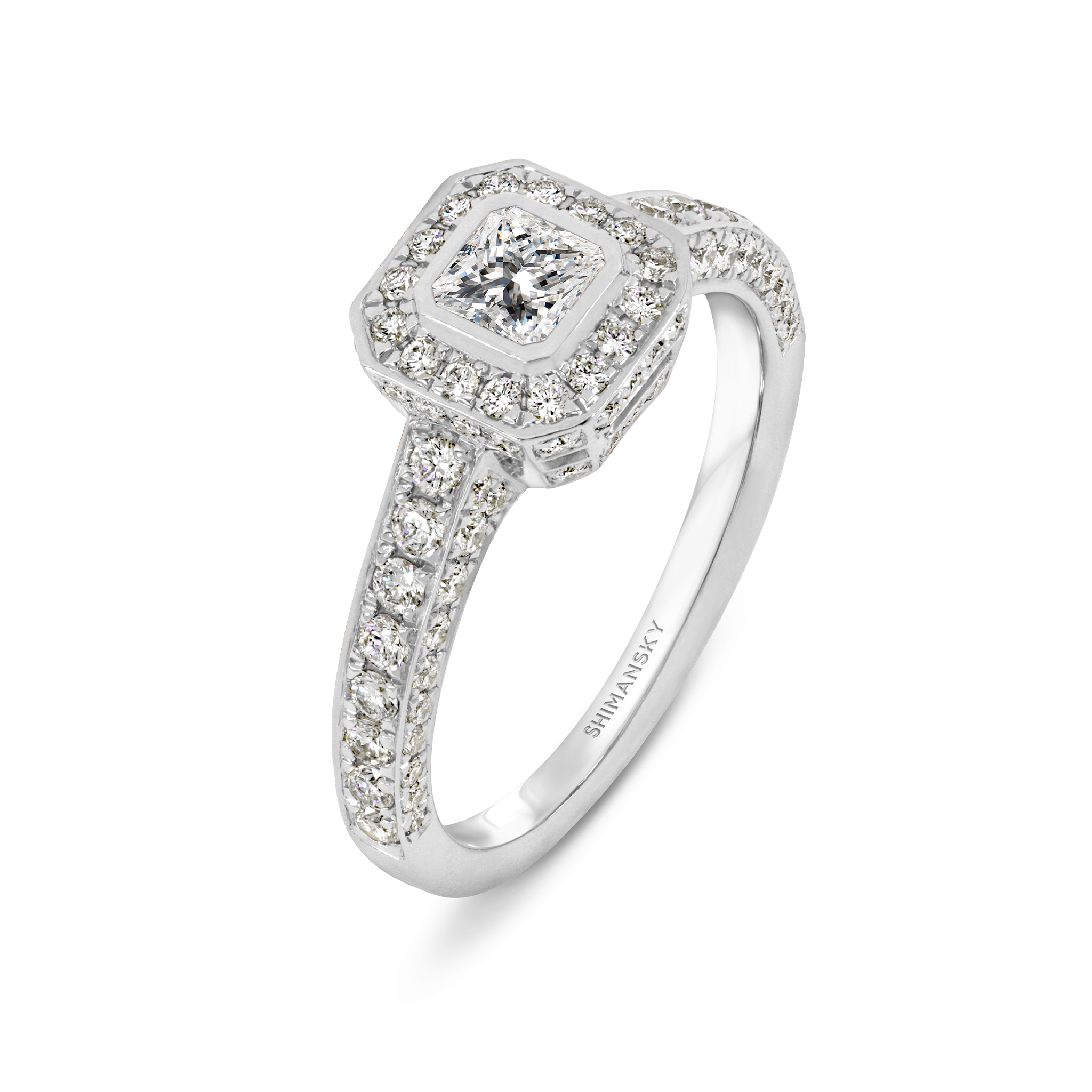 My Girl Diamond Pavé Halo Ring - SHIMANSKY.CO.ZA