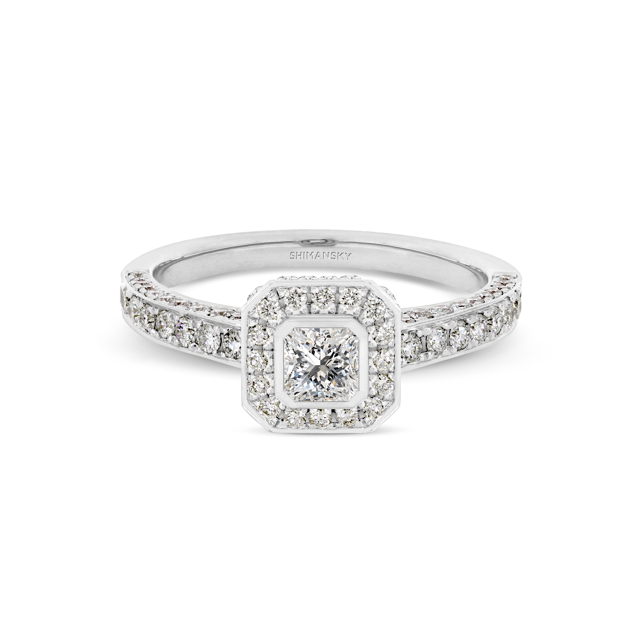 My Girl Diamond Pavé Halo Ring - SHIMANSKY.CO.ZA