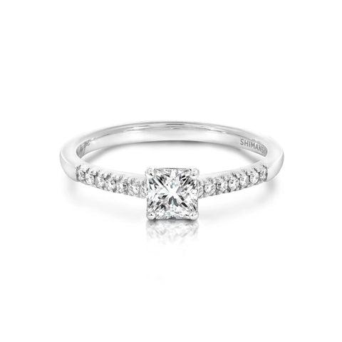 My Girl Diamond Microset Solitaire Engagement Ring