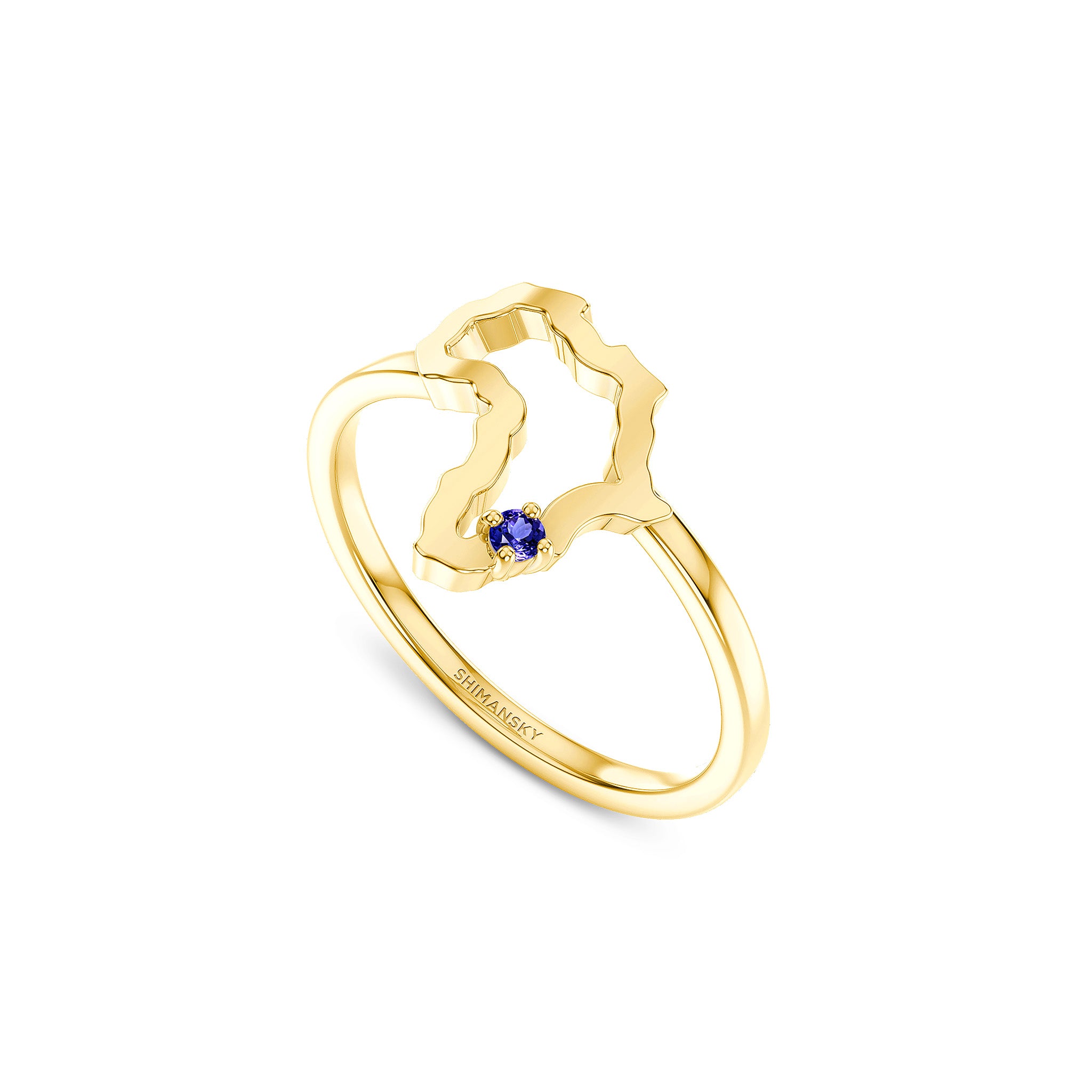 My Africa Small Tanzanite Ring - SHIMANSKY.CO.ZA