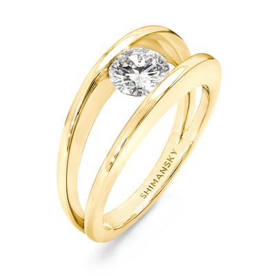 Klassischer Millennium-Diamantring