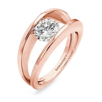Klassischer Millennium-Diamantring