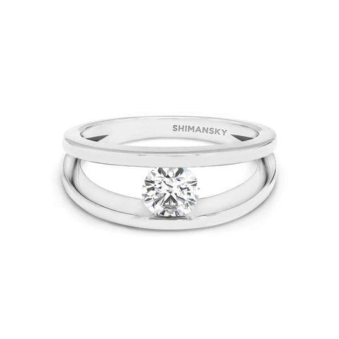 Bague en diamant classique Millennium