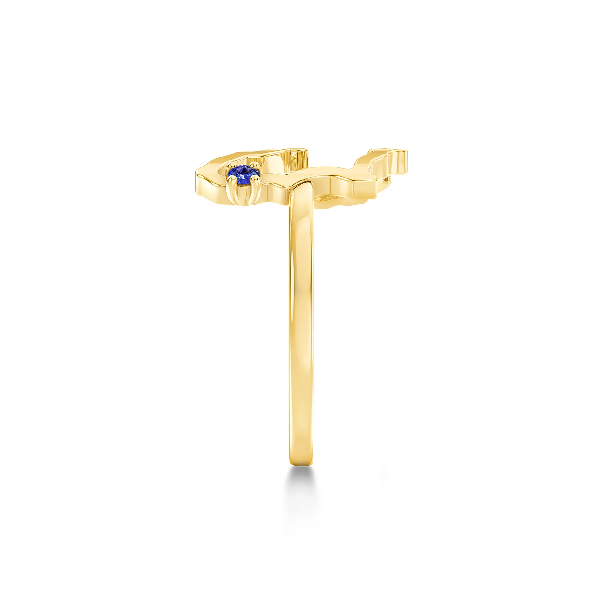 Shimansky My Africa Medium Tanzanite Ring #Metal_Yellow Gold