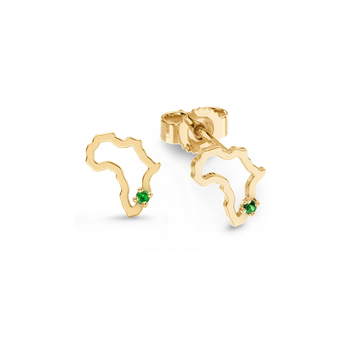 Shimansky 0.02 TCW My Africa Tsavorite Earrings in 14K Yellow Gold
Front 3D View