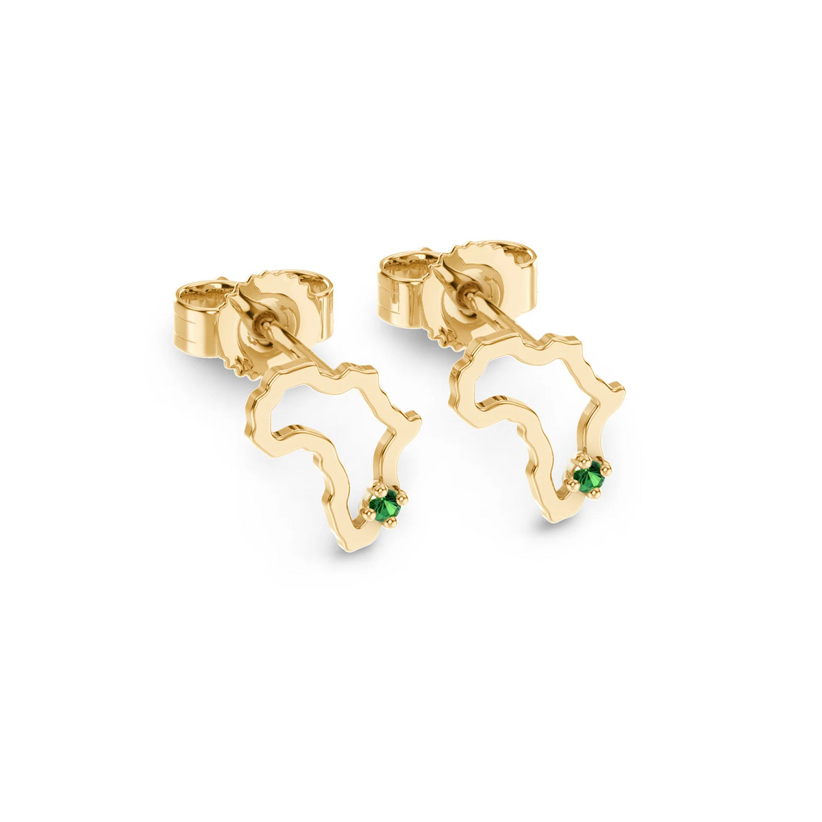 Shimansky 0.02 TCW My Africa Tsavorite Earrings in 14K Yellow Gold
3D View