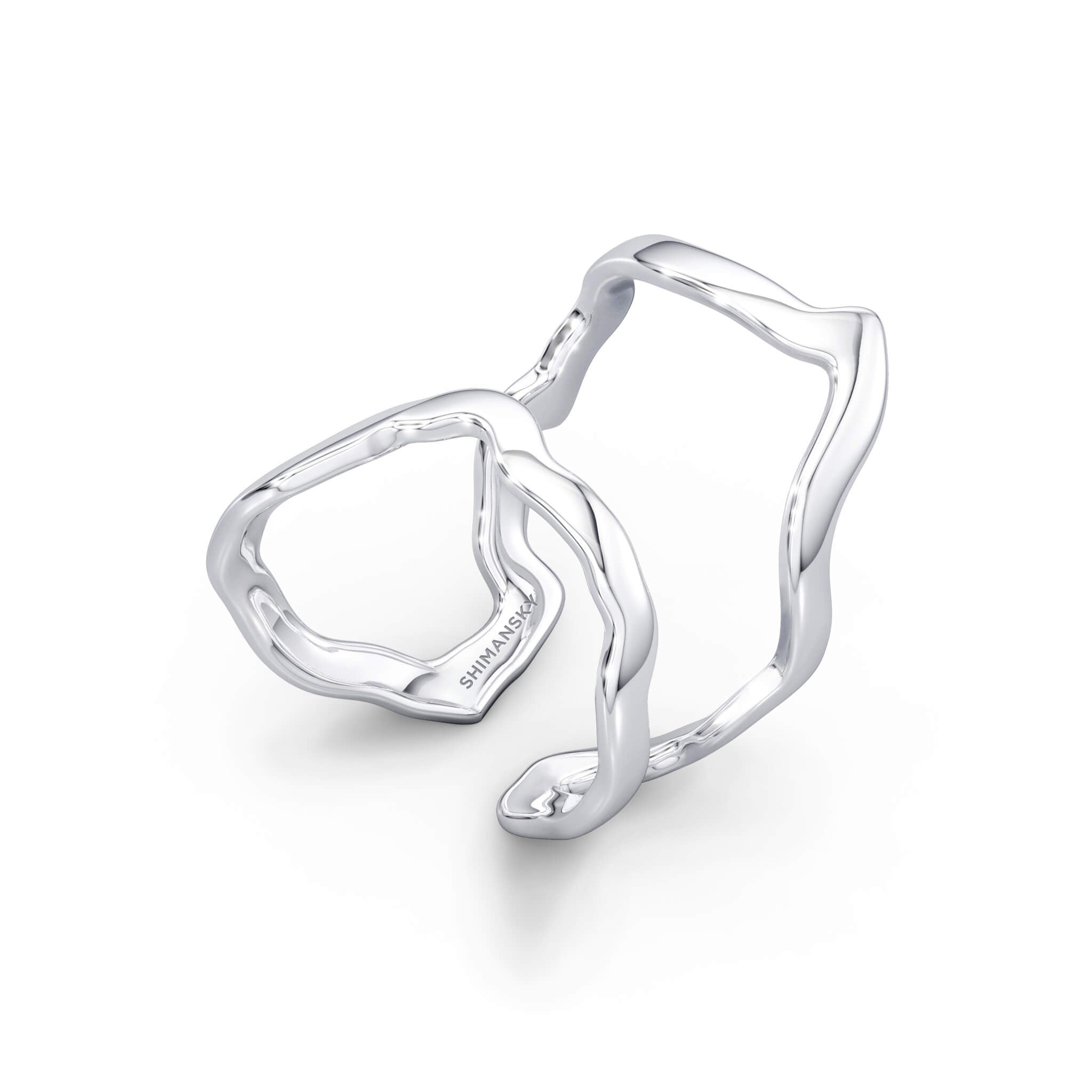 My Africa Wrap Ring in 14K White Gold 3D View