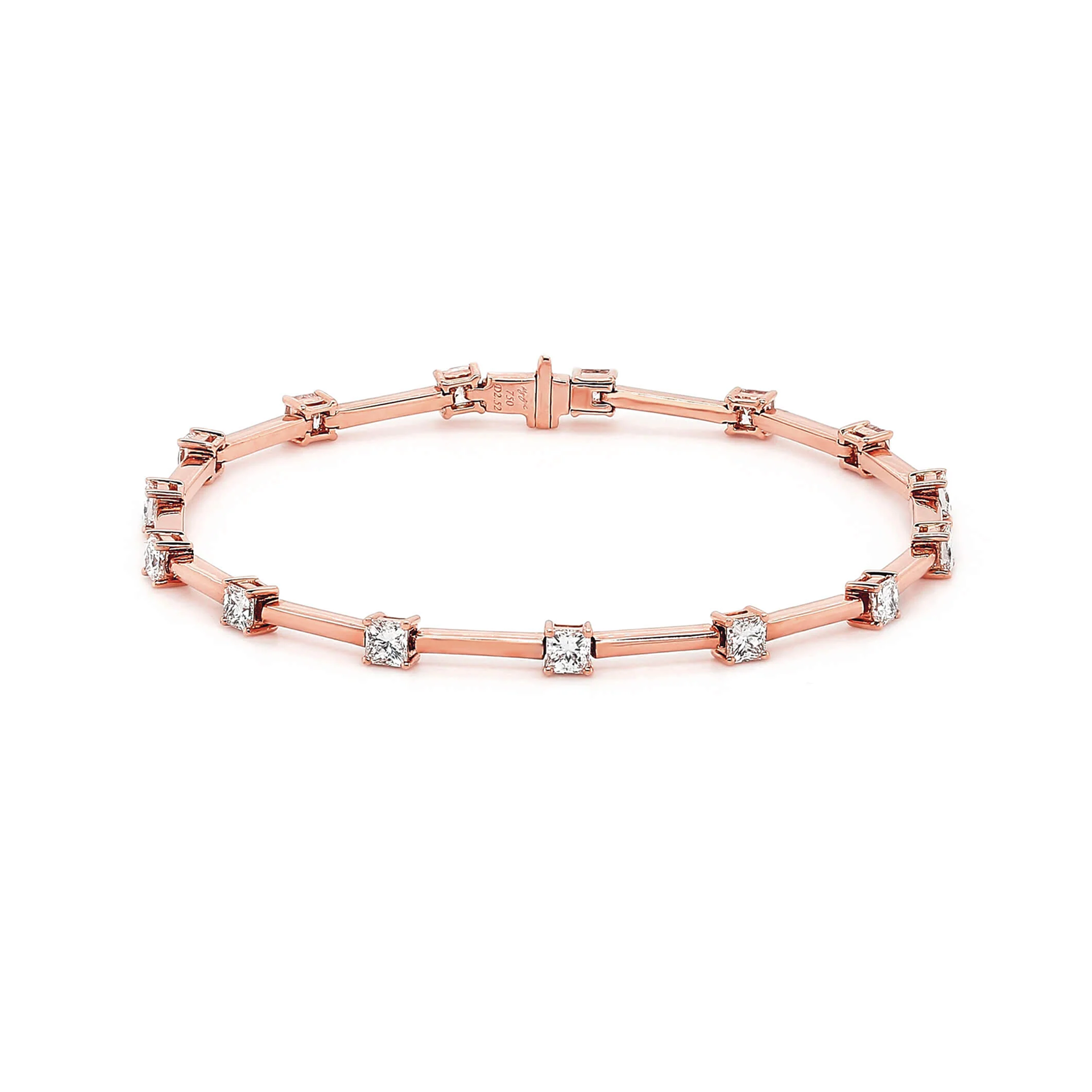 My Girl Station Bracelet 2.50 Carat | 18K Rose Gold Shimansky