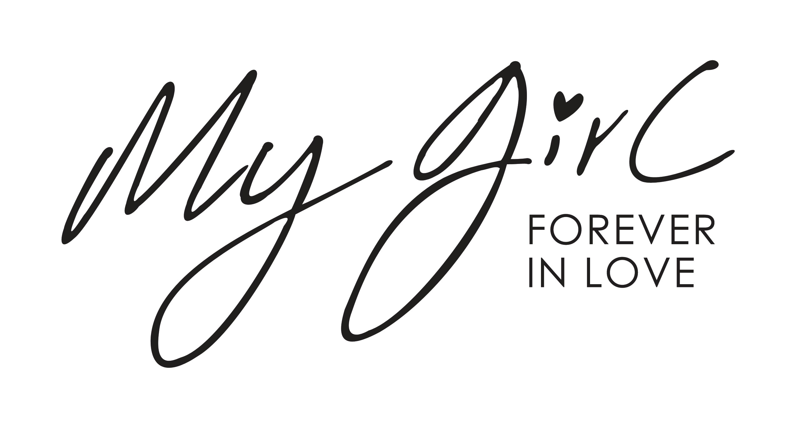 The My Girl collection logo by Shimansky, capturing the essence of everlasting love and cherished moments.
