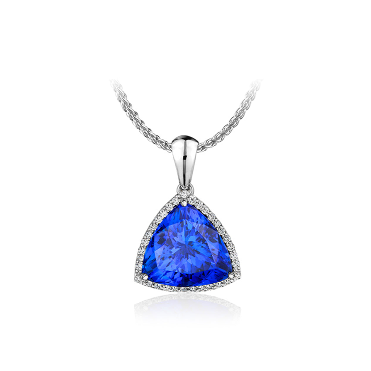 Exclusive Shimansky Tanzanite and Diamond pendant