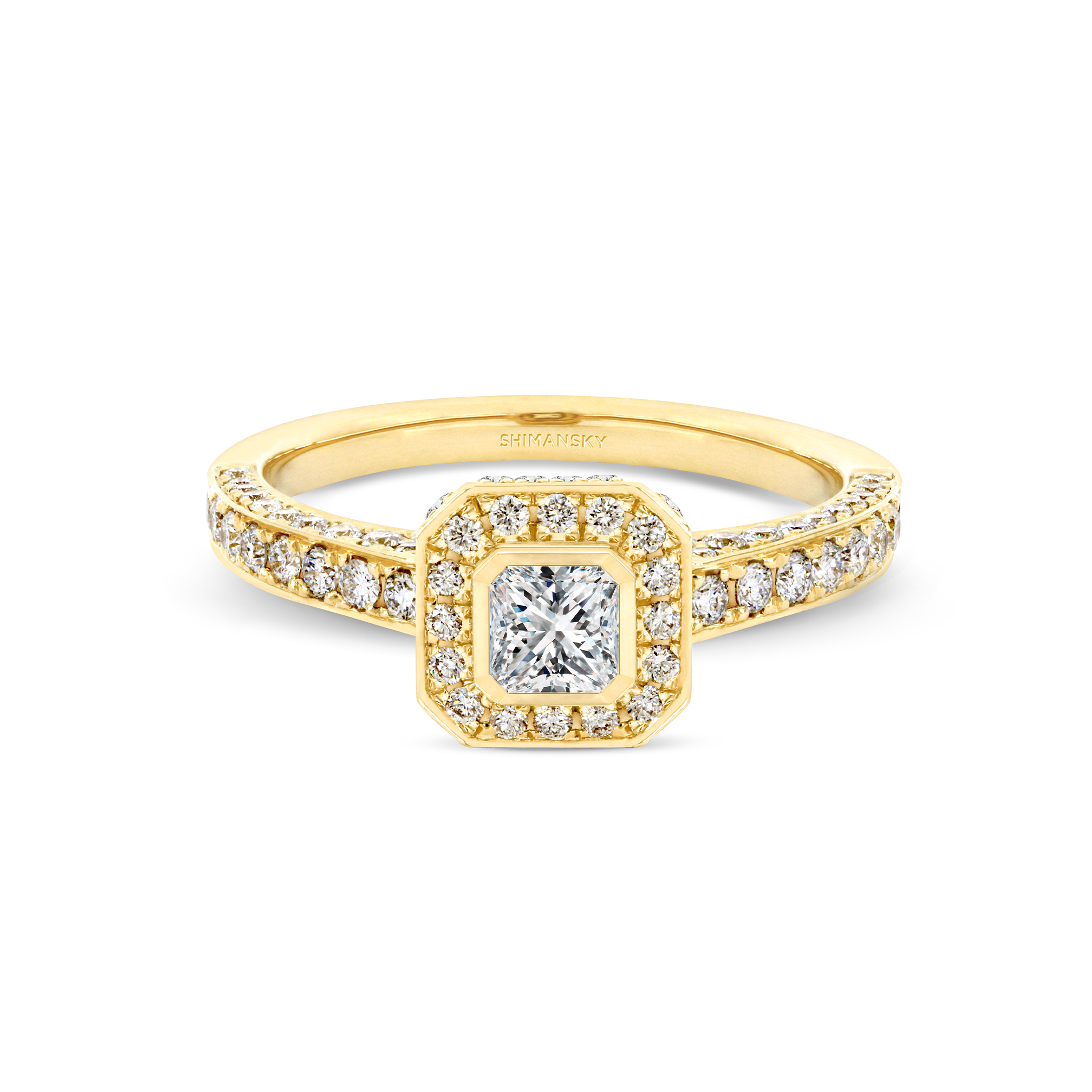 My Girl Diamond Pavé Halo Ring - SHIMANSKY.CO.ZA