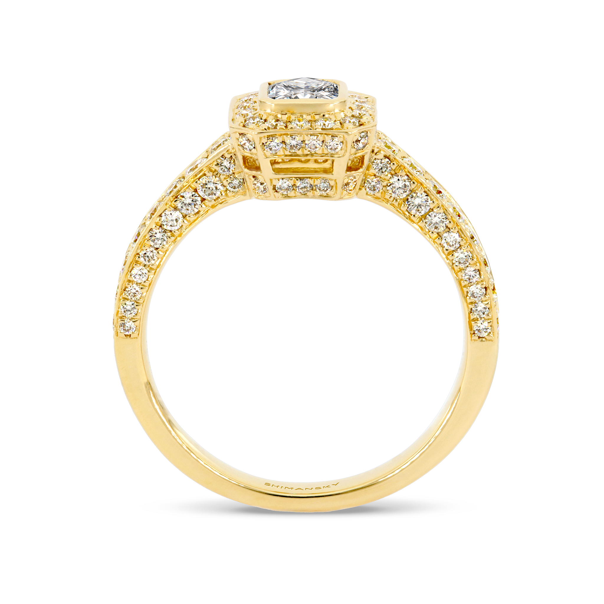 My Girl Diamond Pavé Halo Ring - SHIMANSKY.CO.ZA