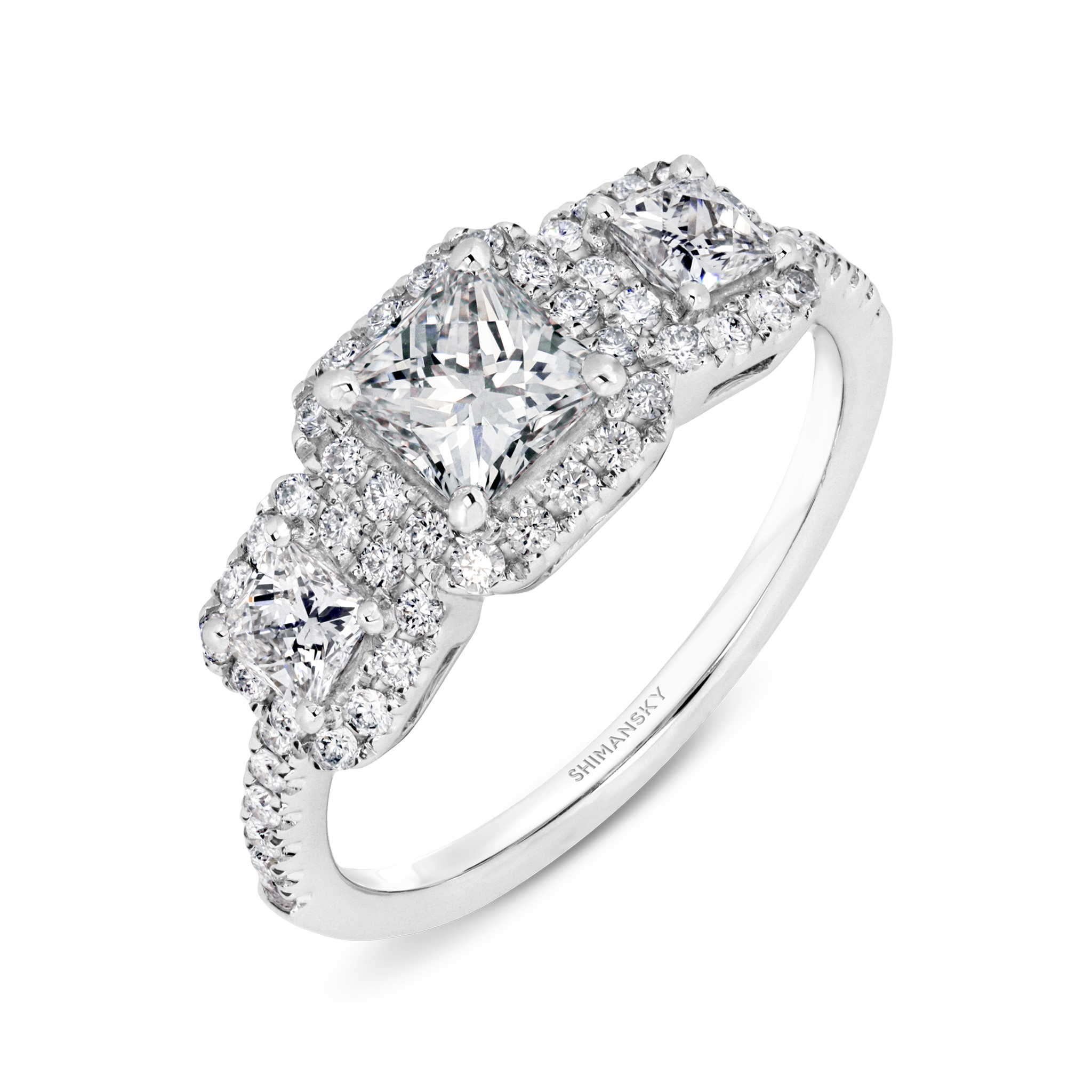 My Girl Diamond Trilogy Halo Ring - SHIMANSKY.CO.ZA