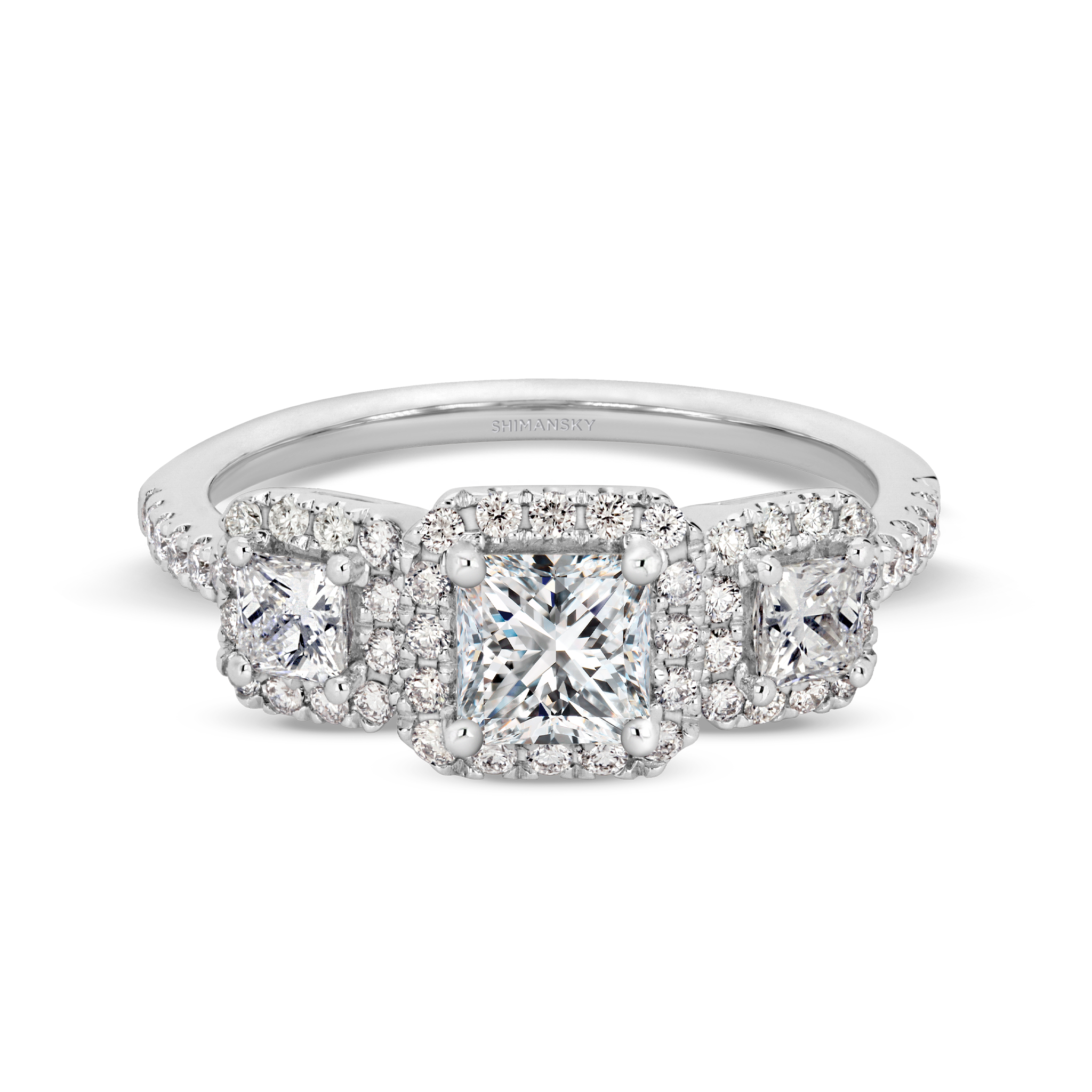 My Girl Diamond Trilogy Halo Ring - SHIMANSKY.CO.ZA