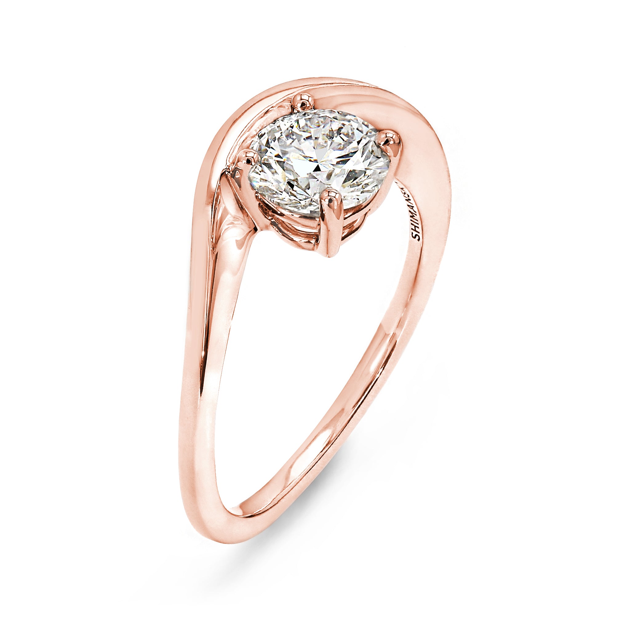 Shimansky - Silhouette Diamond Engagement Ring 1.00ct Crafted in 18K Rose Gold