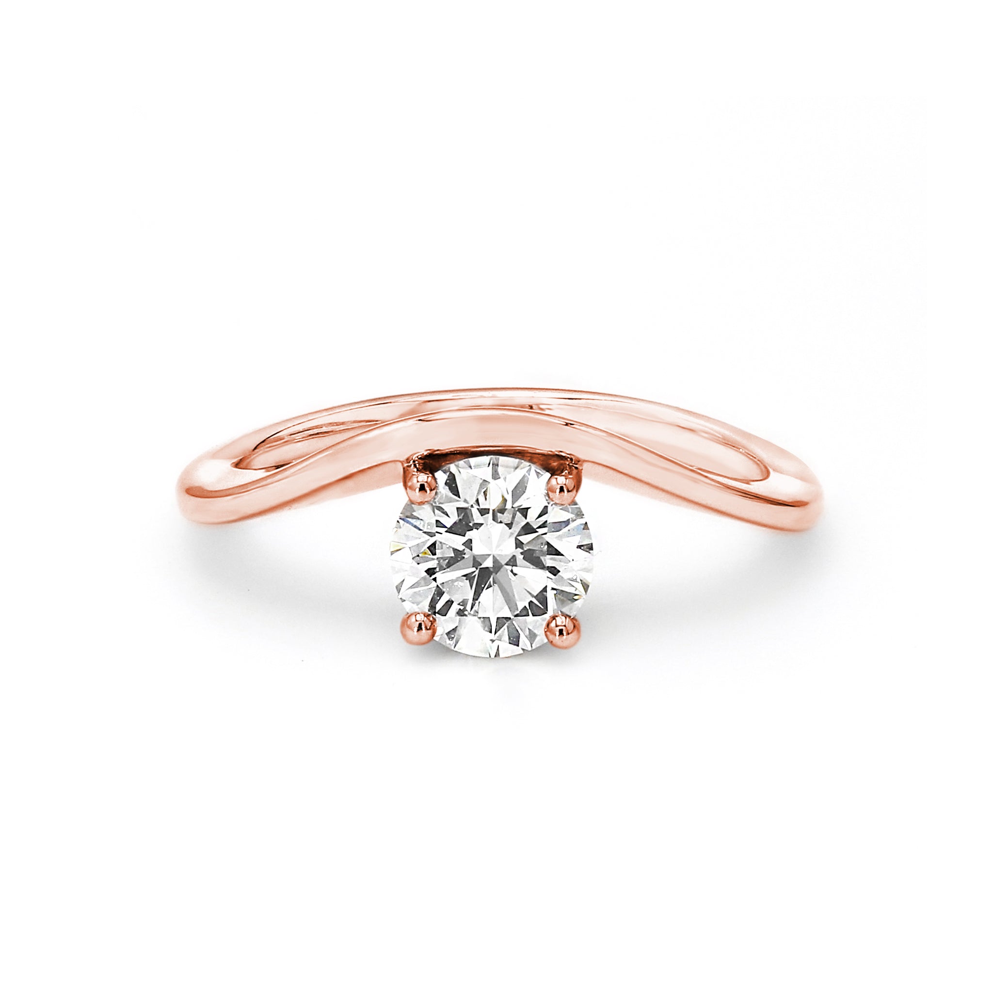 Shimansky - Silhouette Diamond Engagement Ring 1.00ct Crafted in 18K Rose Gold