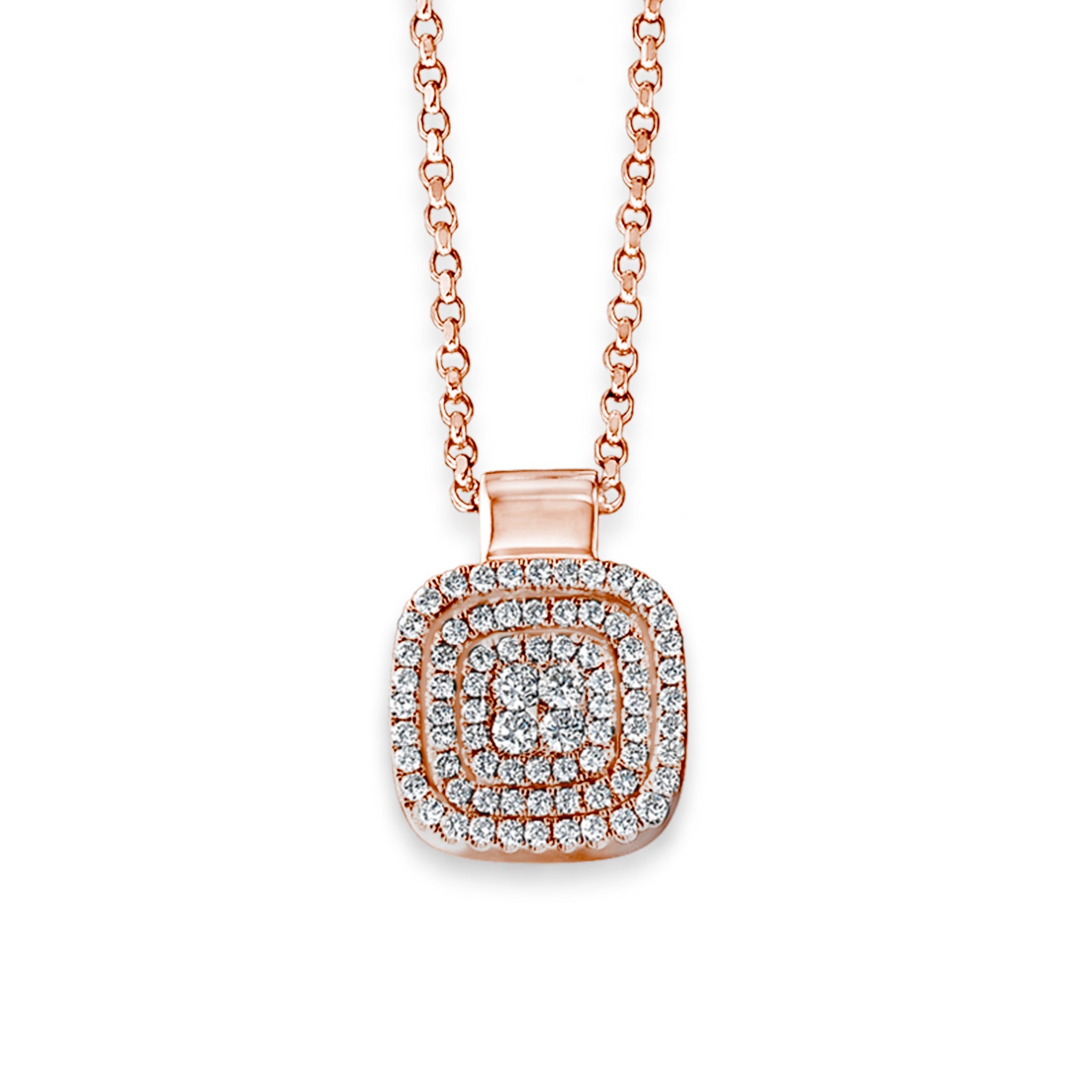 Starlight Diamond Cushion Pendant - SHIMANSKY.CO.ZA