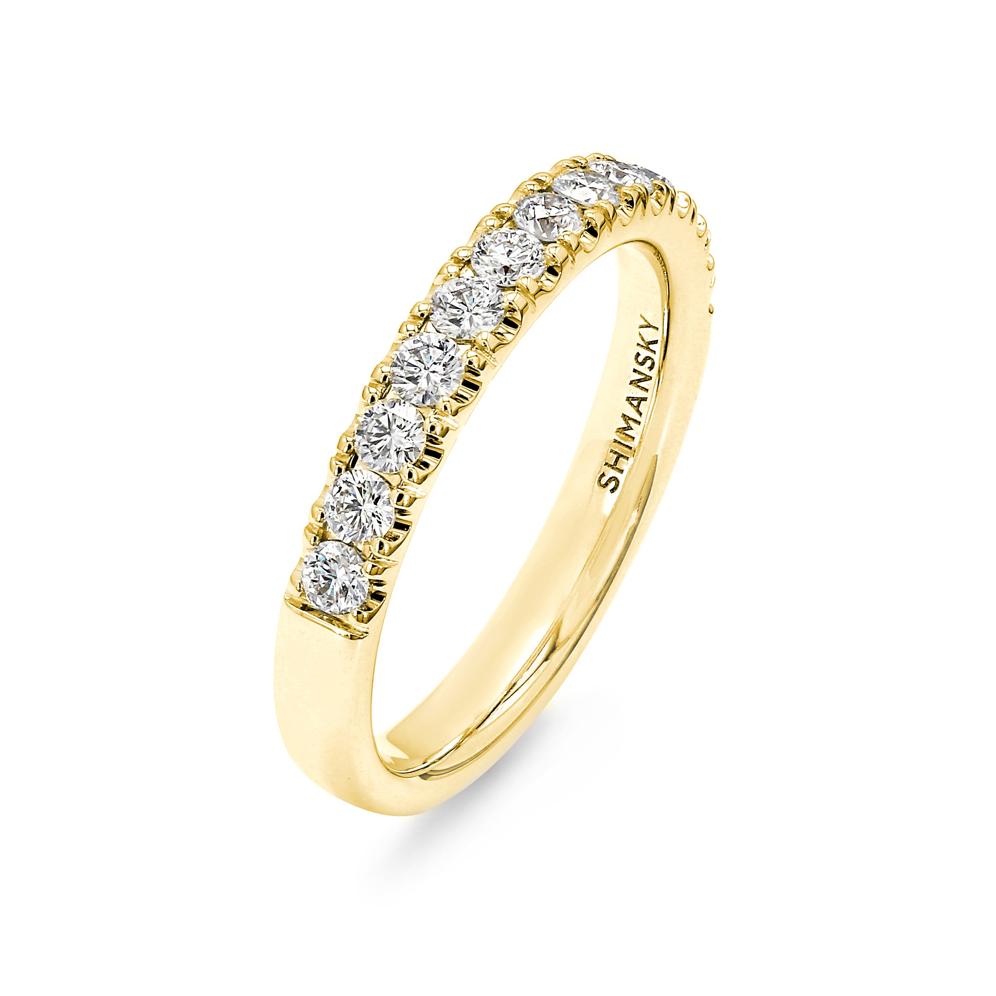 Micro Prong Eternity Ring