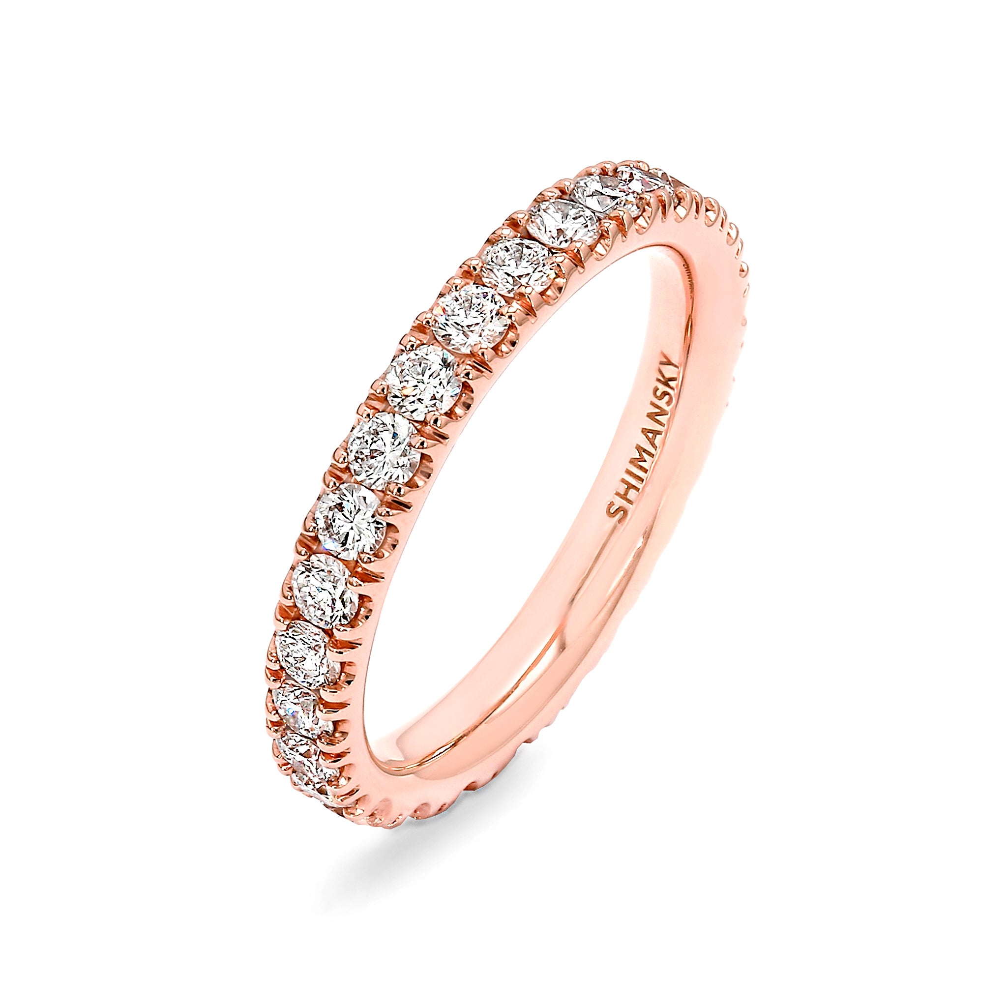 Micro Prong Eternity Ring