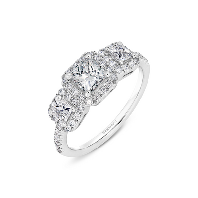 Bague Halo Trilogie Diamants My Girl