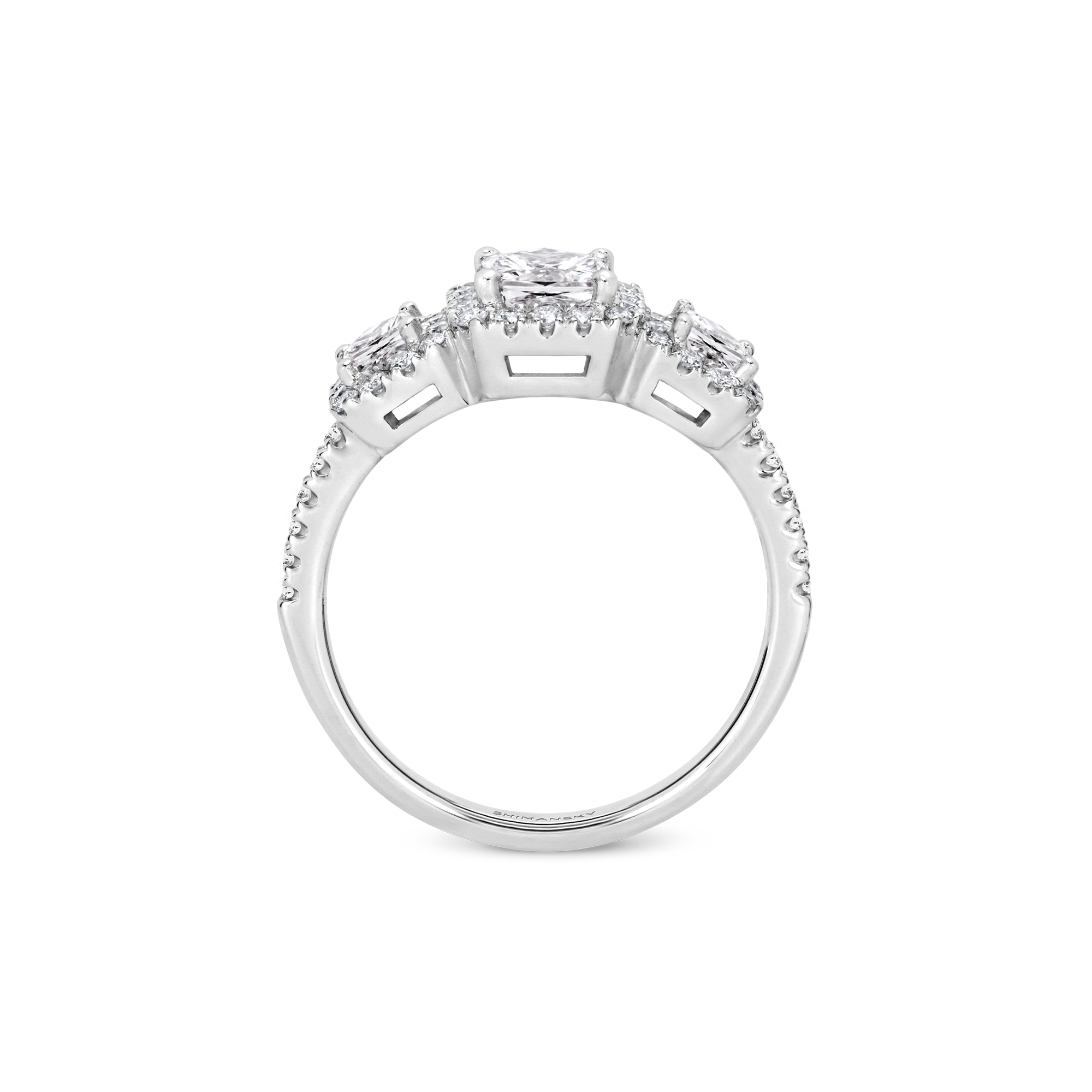 My Girl Diamond Trilogy Halo Ring