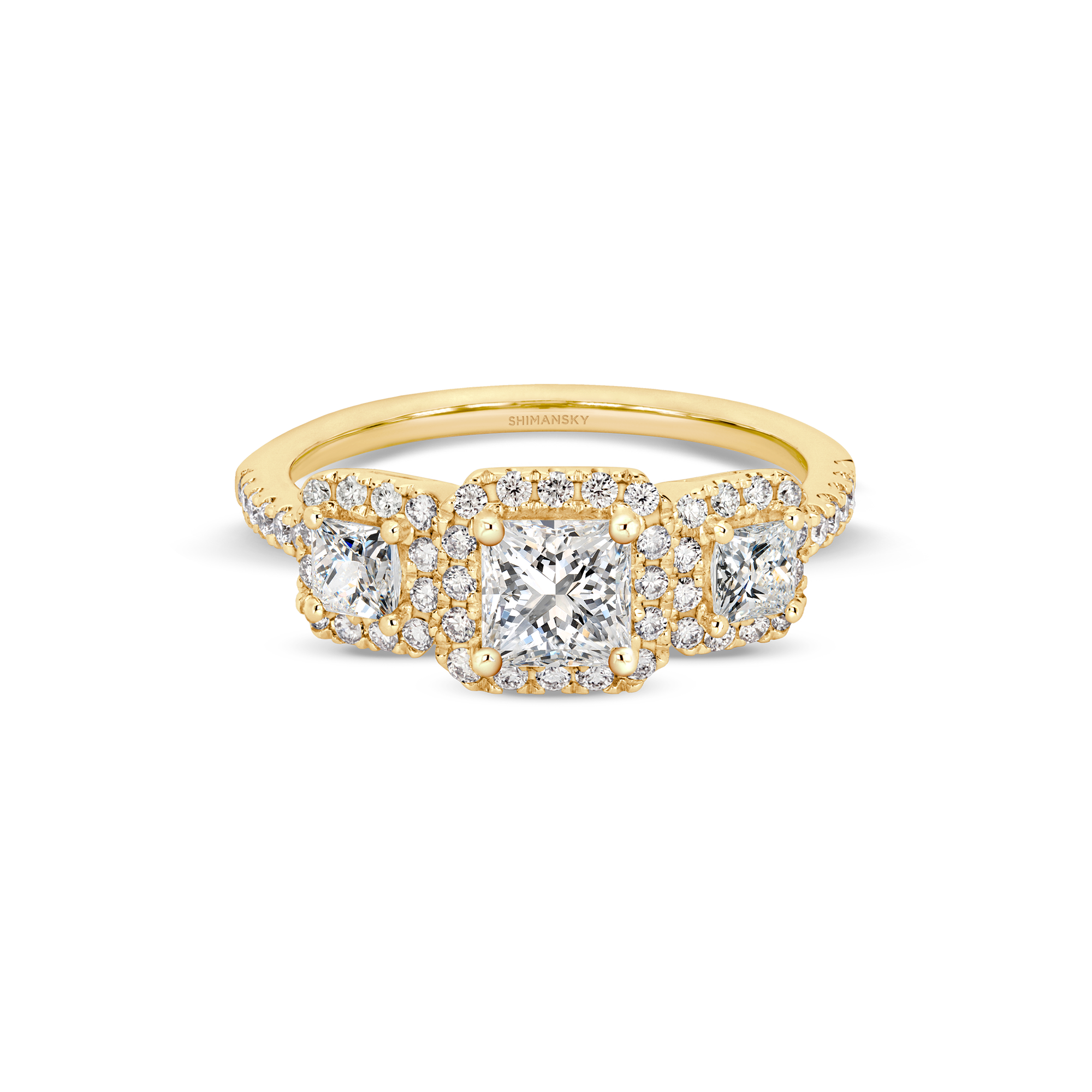 My Girl Diamond Trilogy Halo Ring