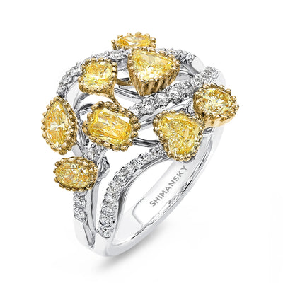 Fancy Yellow Dress Ring