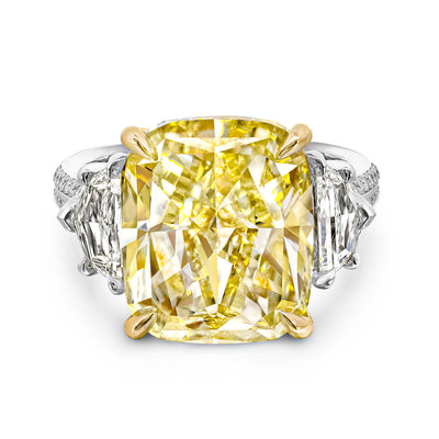 Kudde Gul Diamond Dress Ring
