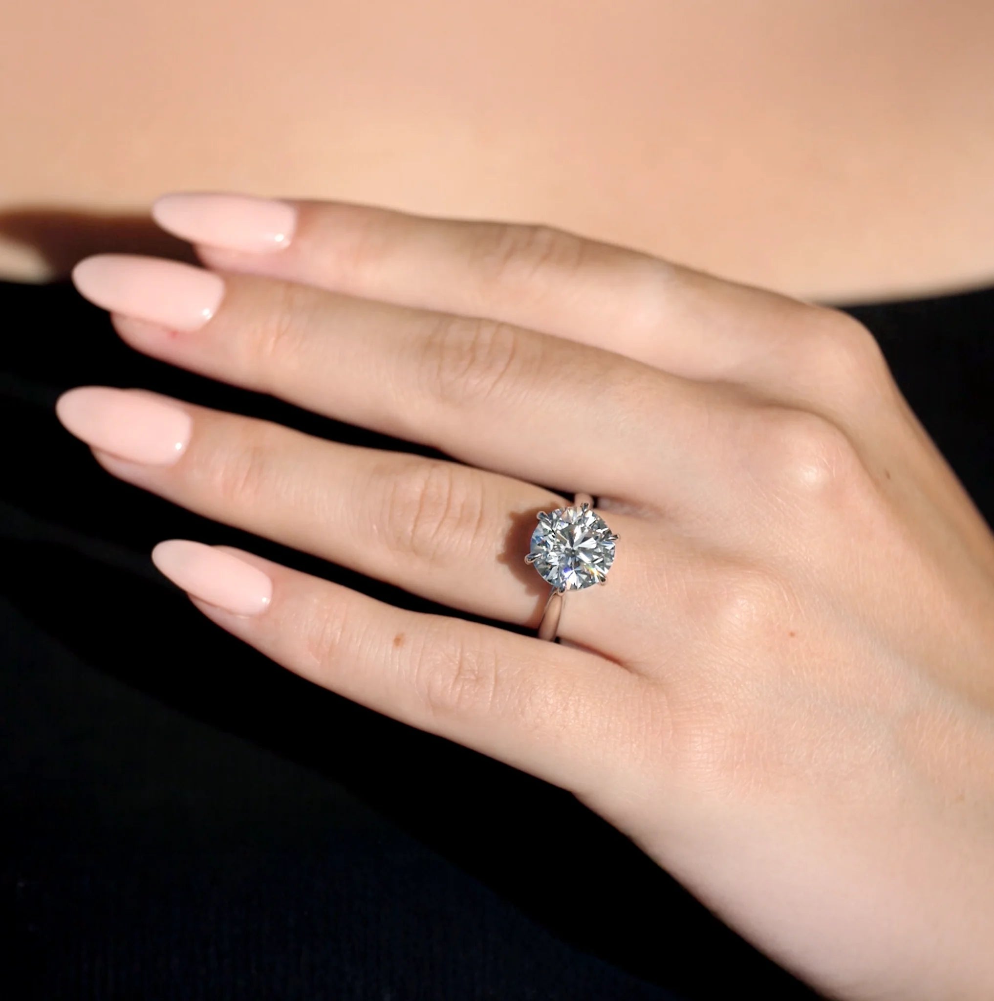 Shimansky Solitaire Diamond 6 Claw Ring