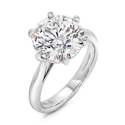 Solitaire Diamond 6 Claw Ring