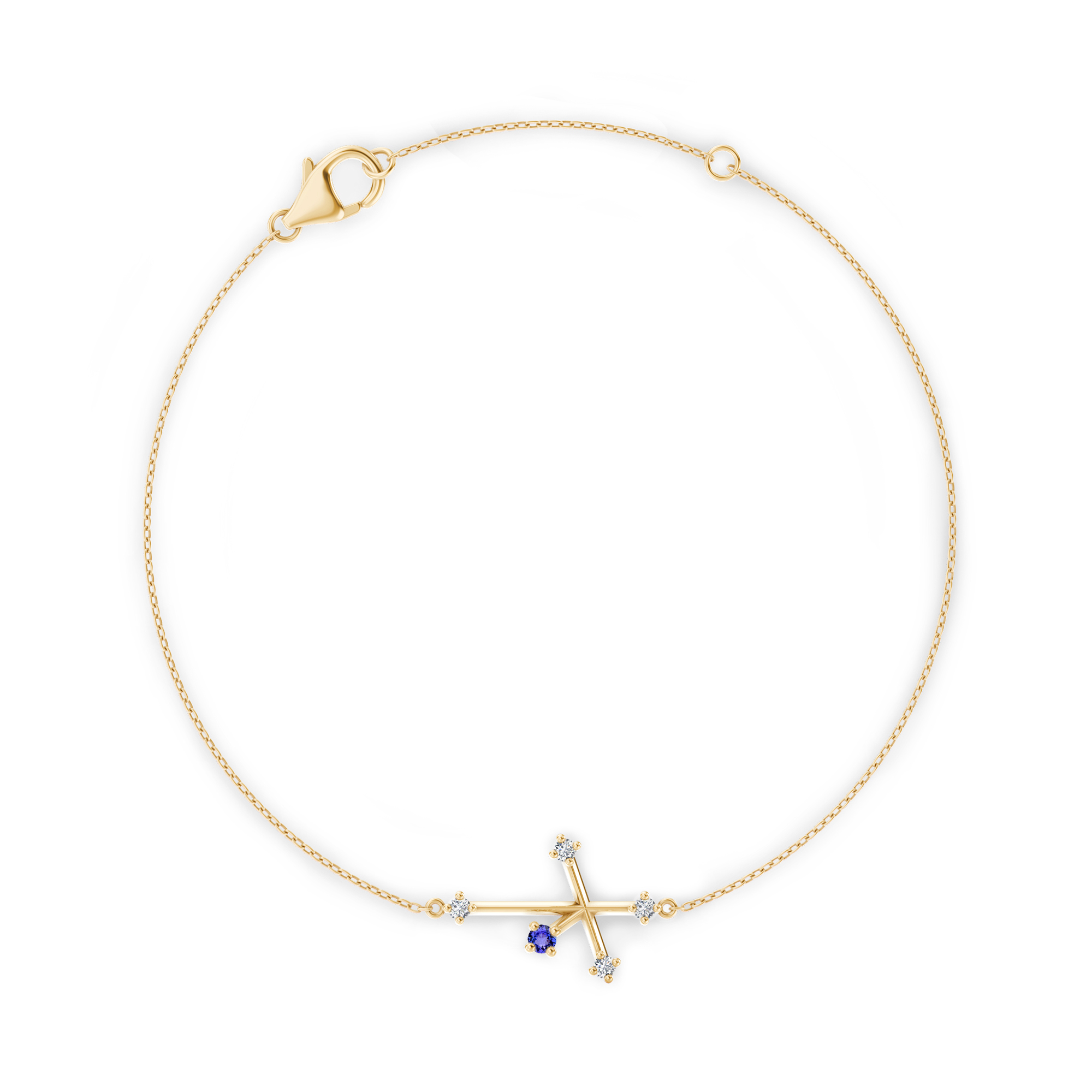 Southern Cross Tanzanite & Diamond Bracelet - Shimansky Jewelry