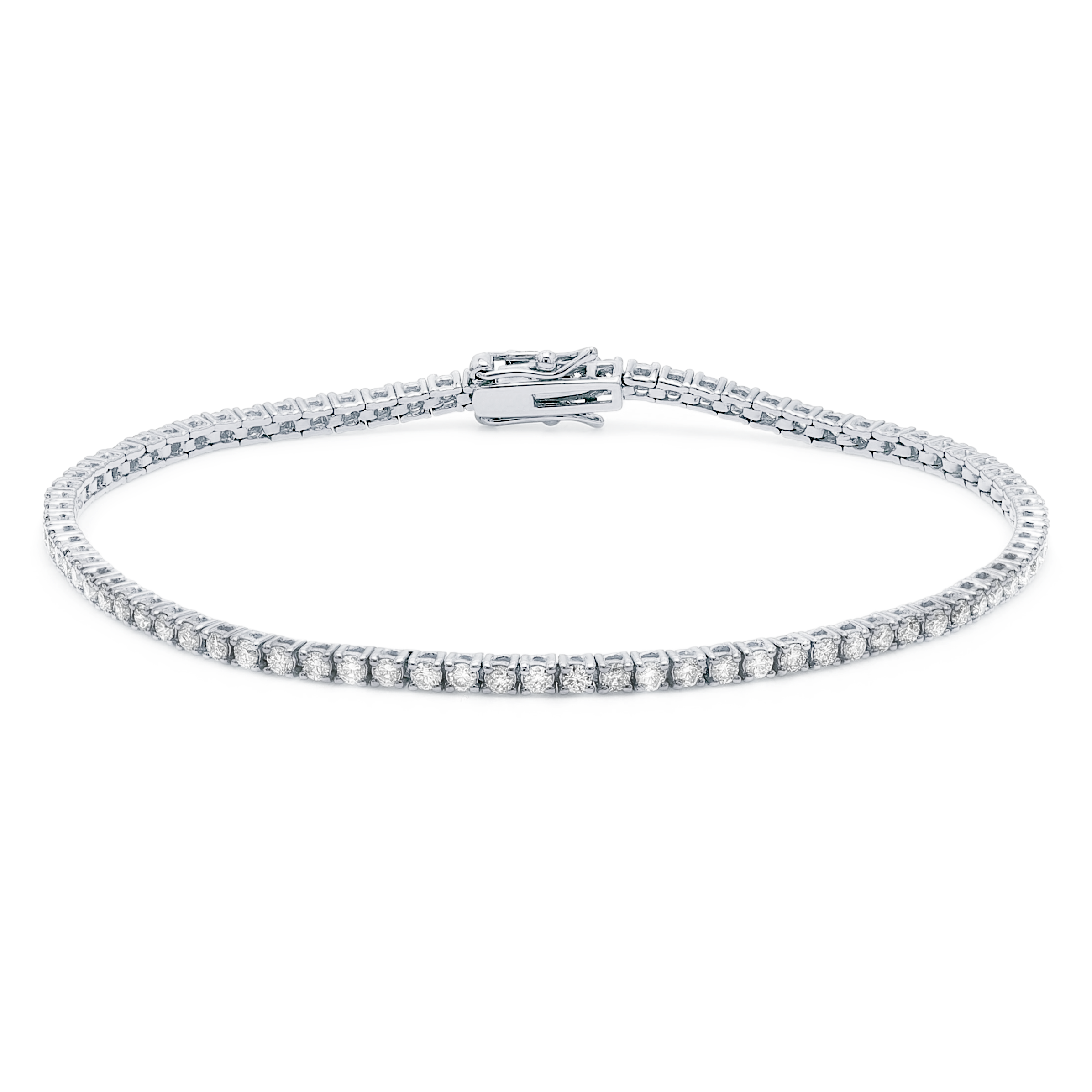  SHIMANSKY.CO.ZA -  Diamond Tennis Bracelet - 14K White Gold - Front View