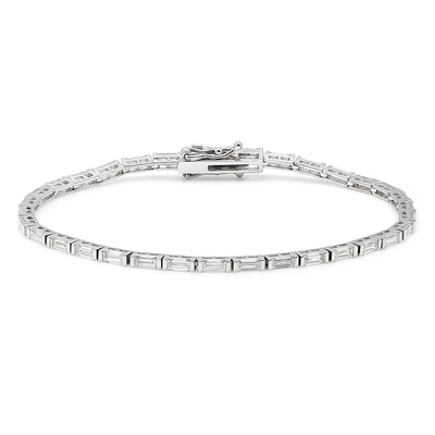 Baguette Diamond Tennisarmband