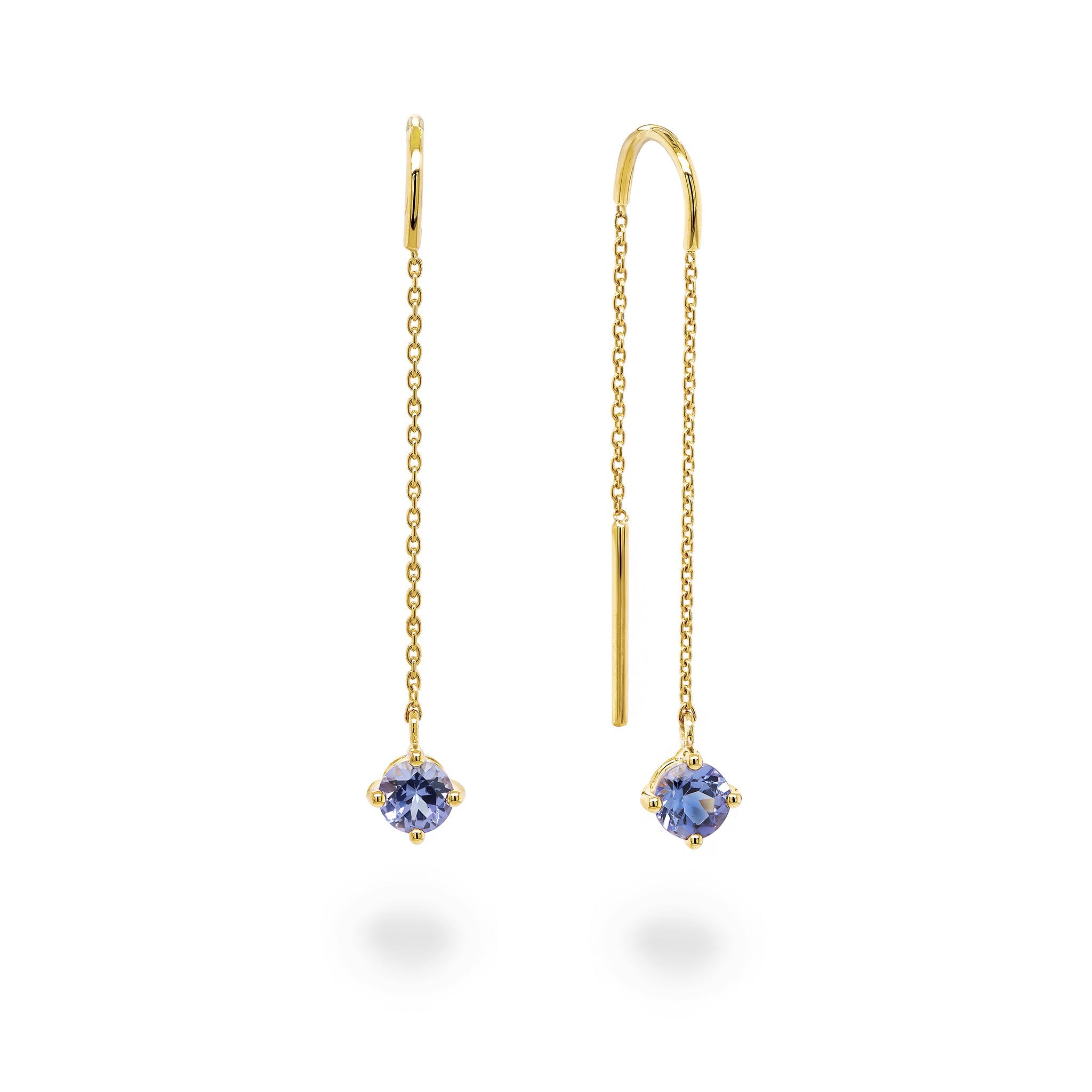 Tanzanite Earrings - 3D View - SHIMANSKY.CO.ZA