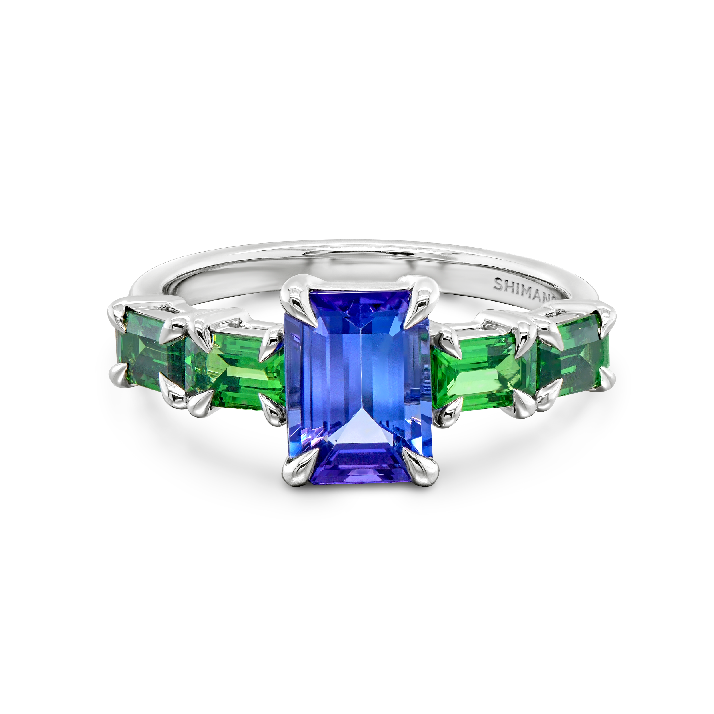 Tanzanite & Tsavorite Dress Ring - Shimansky Jewelry