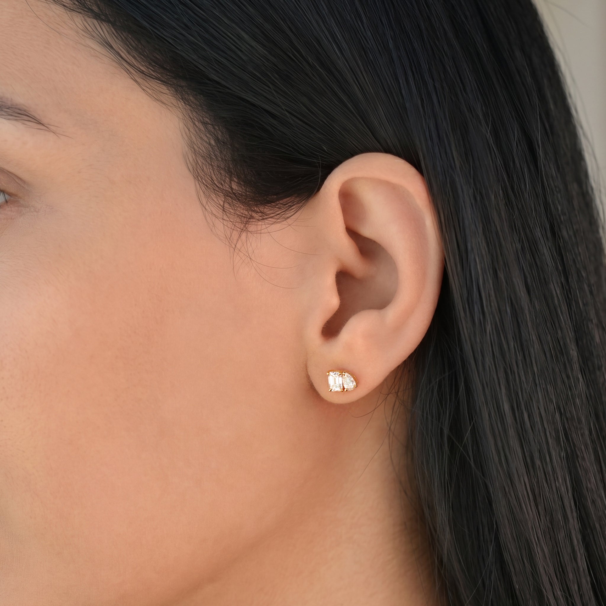 Toi et Moi Diamond Earrings