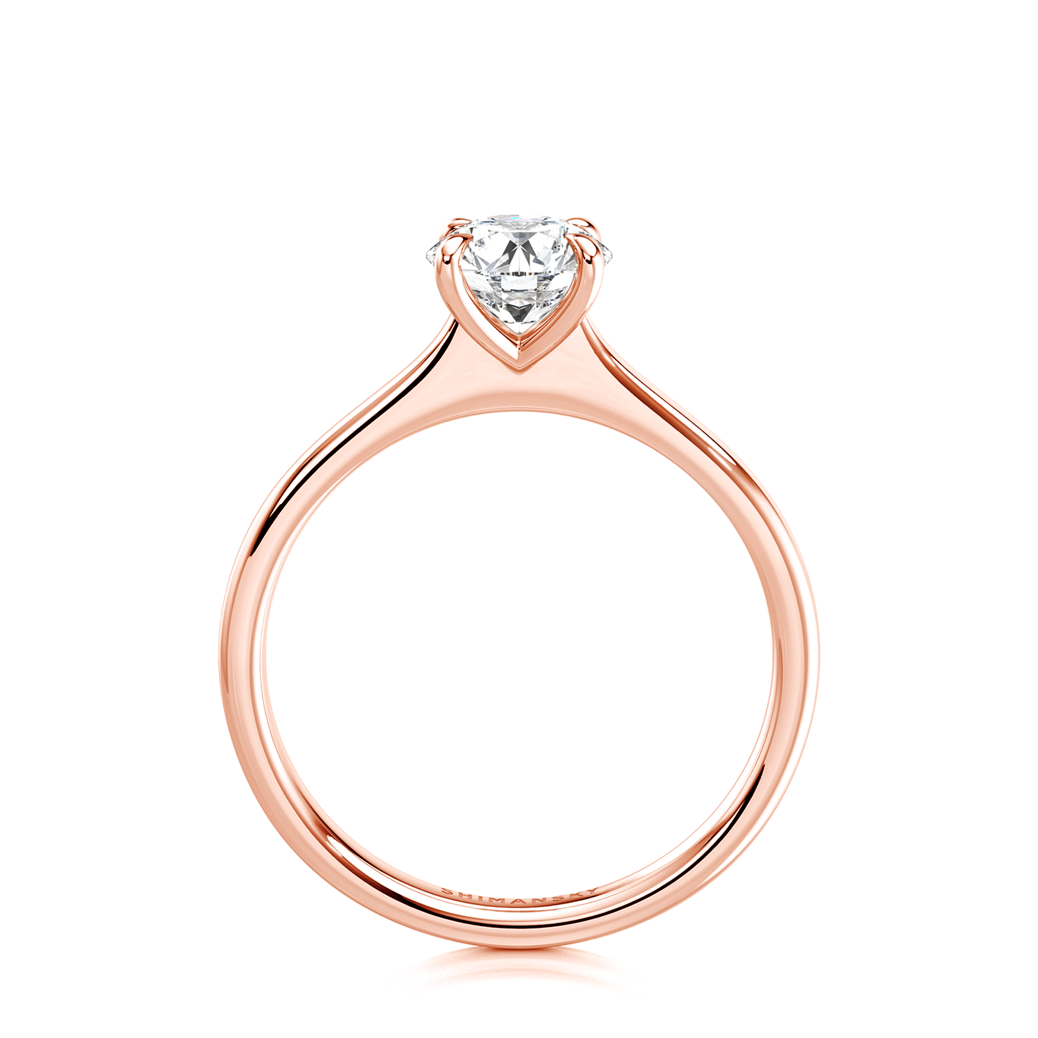 Victoria Solitaire Diamond Engagement Ring