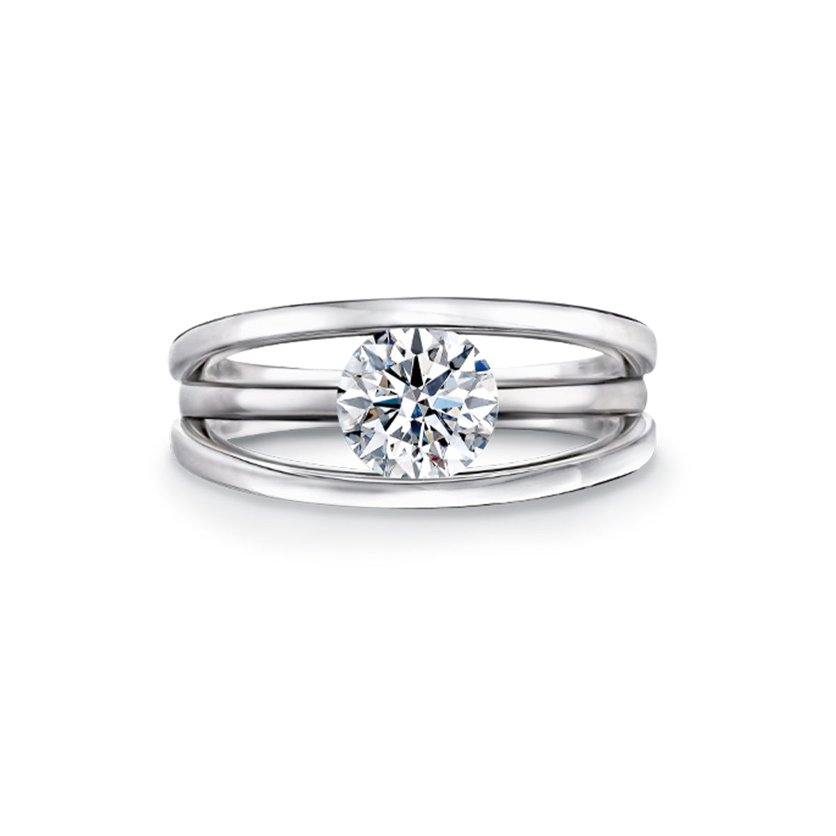 The Shimansky Evolym Diamond Engagement Ring