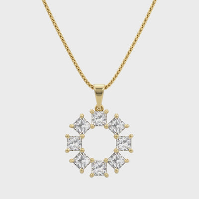 My Girl Lucky 8 Diamond Pendant 0.50 Carat | 18K Yellow Gold Video