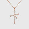 Shimansky 0.4 TCW Southern Cross Microset Diamond Pendant 14K Rose Gold 3D View