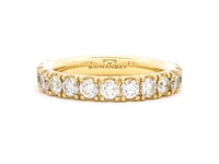 Shimansky 2ct Micro Prong Eternity Ring in 18K Yellow Gold 360 Video