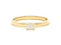 Shimansky 0.17ct Radiant Solitaire Diamond Ring in 18K Yellow Gold 360 Video