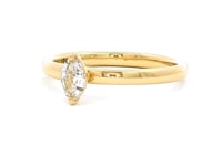 Shimansky 0.2ct Marquise Solitaire Diamond Ring in 18K Yellow Gold 360 Video