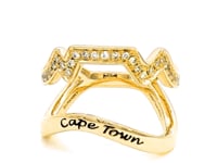 Shimansky 0.2ct Cape Town Single Row Diamond Ring 14K Yellow Gold - 360 Video