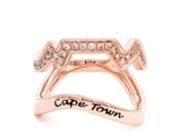 Shimansky 0.2ct Cape Town Single Row Diamond Ring 14K Rose Gold - 360 Video