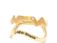 Shimansky 0.01ct Cape Town Single Diamond Ring 14K Yellow Gold - 360 Video