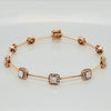 My Girl Halo Station Bracelet 1.70 Carat  18K Rose Gold Video