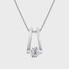 Millennium 0.30 Carat Diamond Pendant in 18K White Gold Video