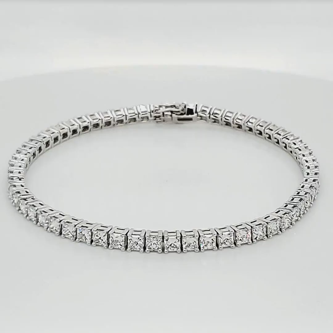 My Girl Diamond Tennis Bracelet 7.00 Carat | Platinum Video