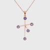 Shimansky 0.6 TCW Southern Cross Tanzanite Bezel Pendant in 14K Rose Gold 360 Product Video